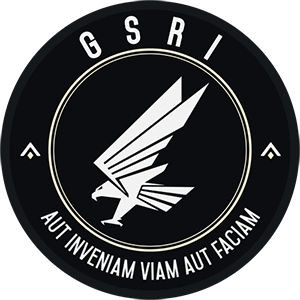 GSRI logo - un aigle fondant sur sa proie